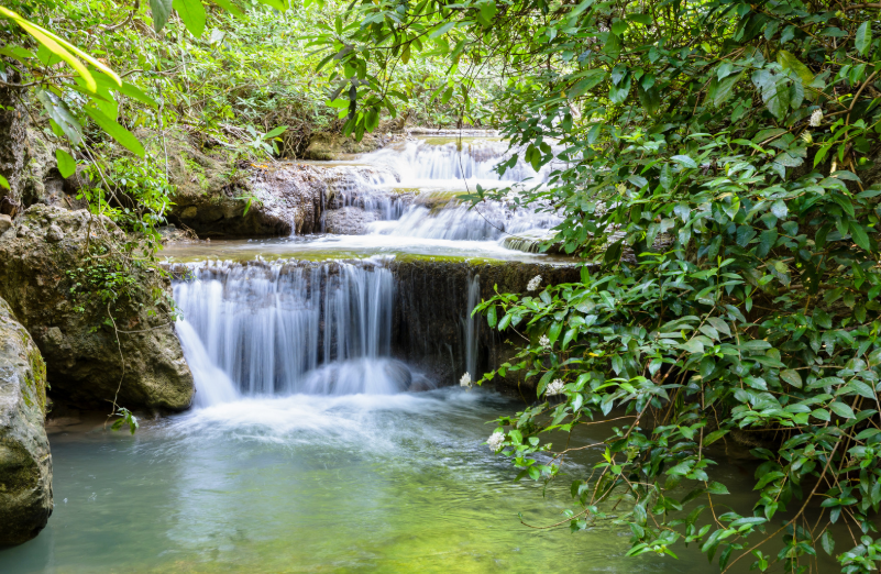 Erawan turquoise pools